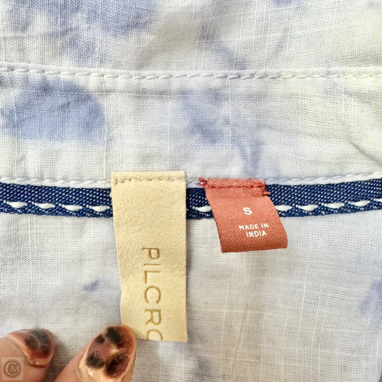 Top Long Sleeve By Pilcro In Tie Dye Print, Size: S