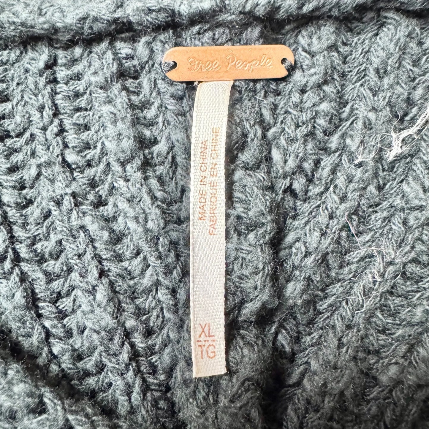 Sweater By Free People In Black, Size: Xl