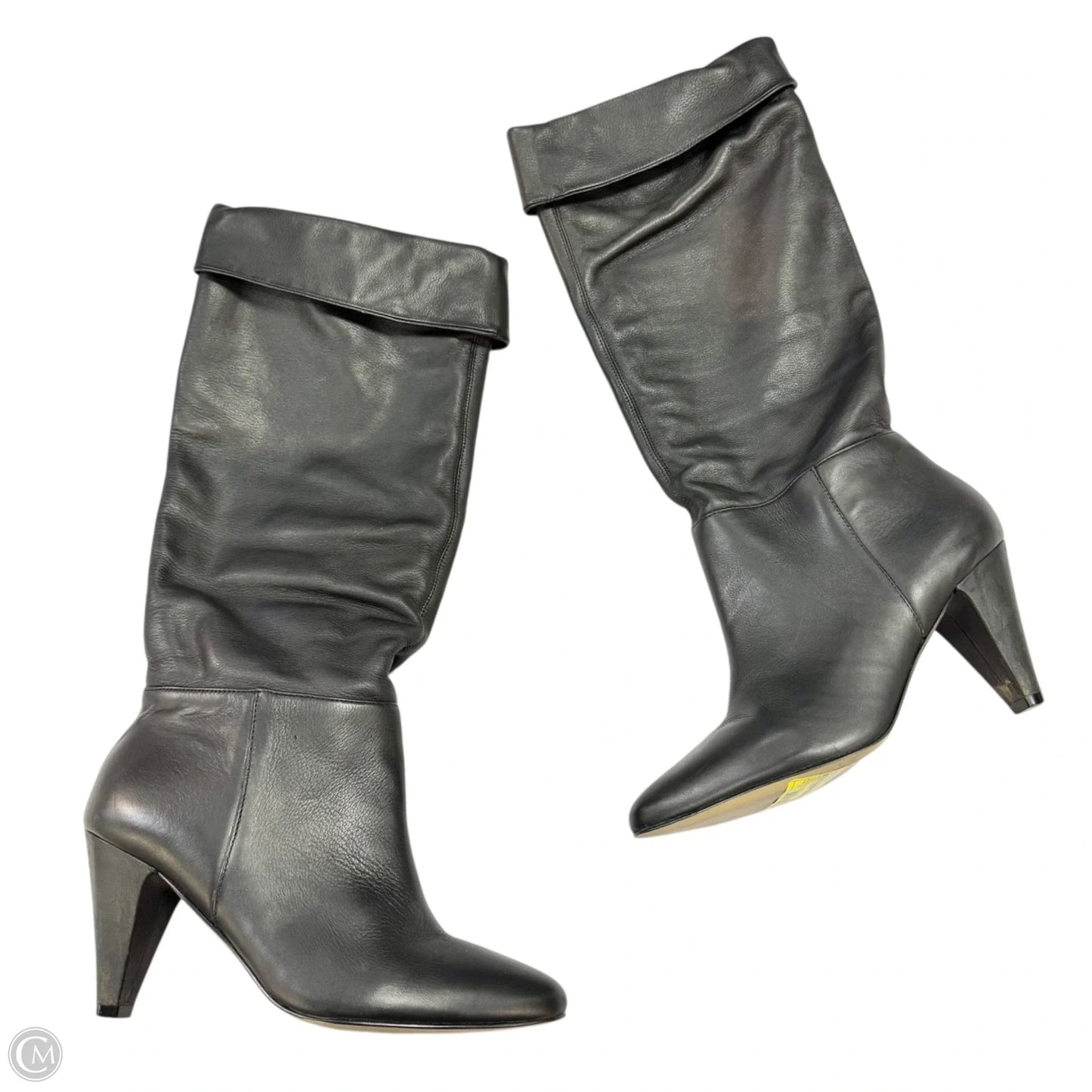 Boots Leather By Jack Rogers In Black, Size: 10