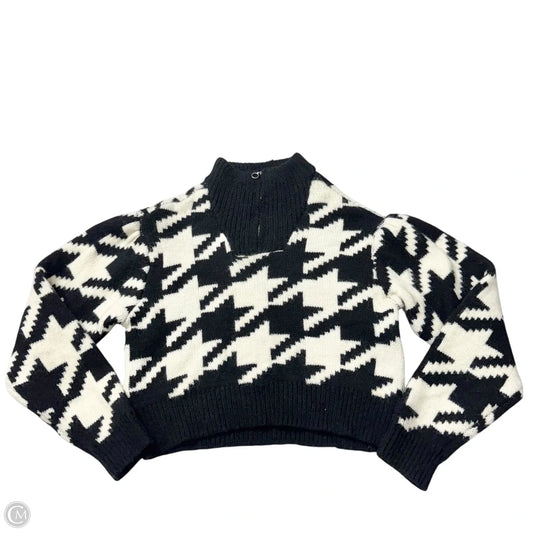 Sweater By Blanknyc In Black & White, Size: L