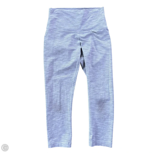 Athletic Leggings Capris By Lululemon In Grey, Size: S