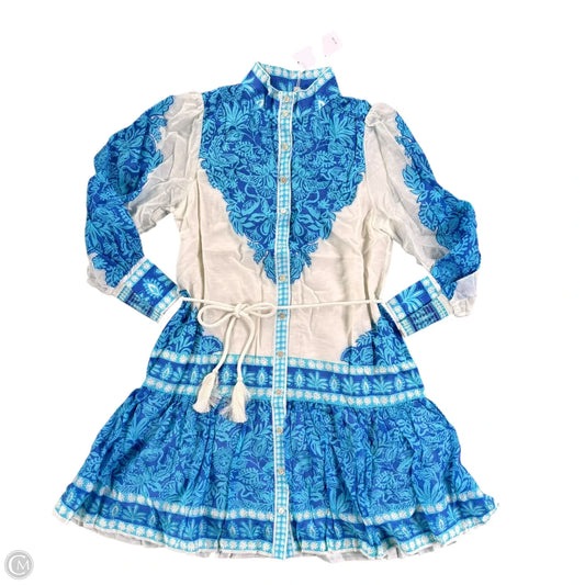 Dress Designer By Lilly Pulitzer In Blue & White, Size: S