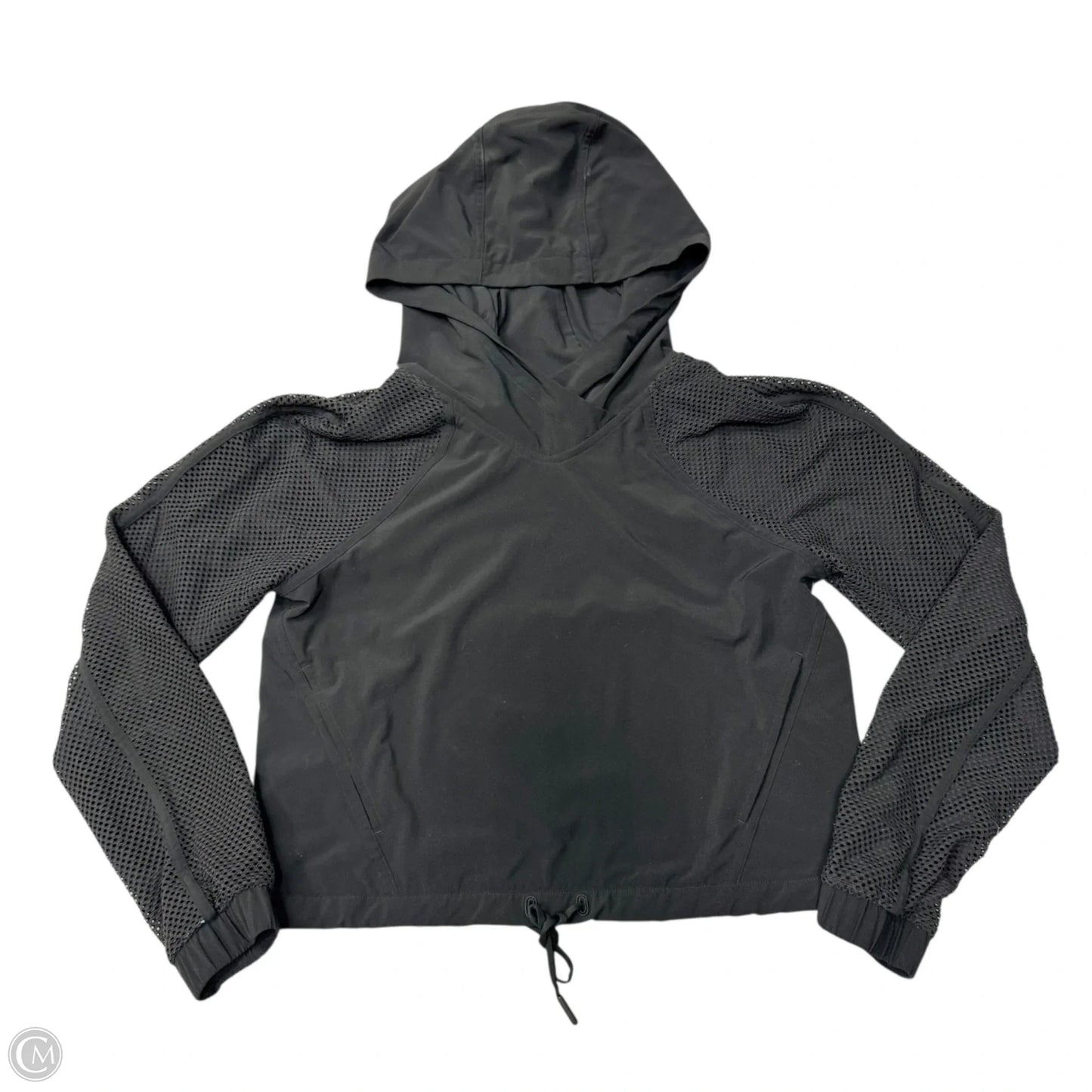 Athletic Sweatshirt Hoodie By Lululemon In Black, Size: S