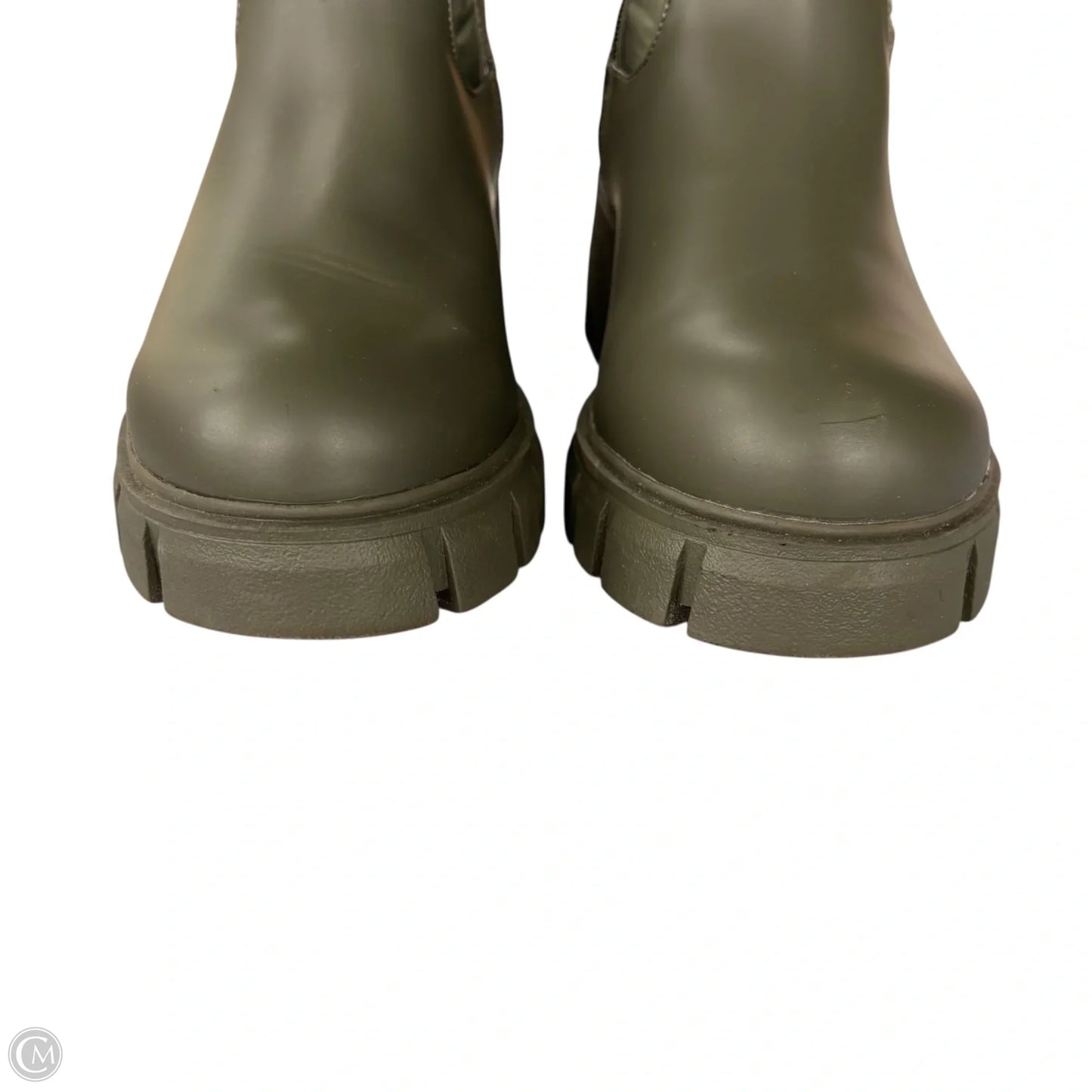 Boots Ankle Heels By Torrid In Green, Size: 10