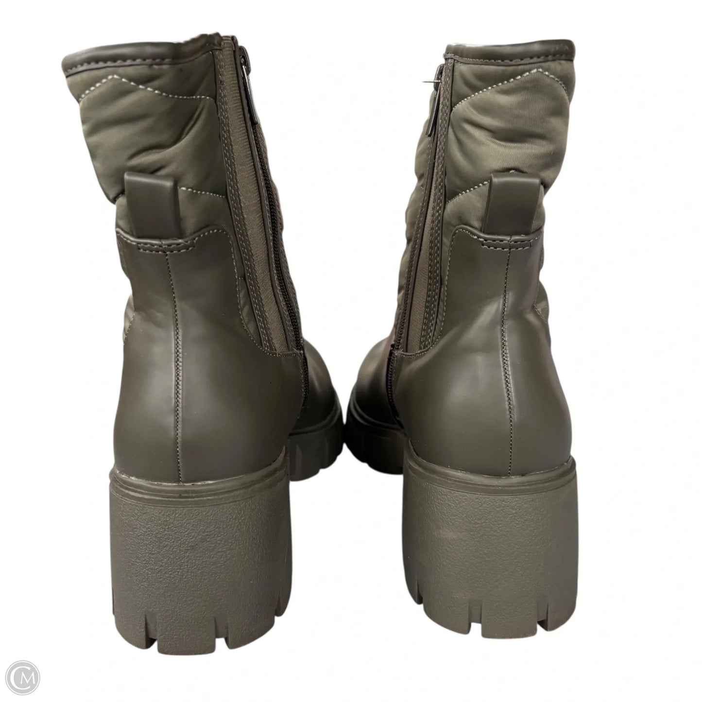 Boots Ankle Heels By Torrid In Green, Size: 10