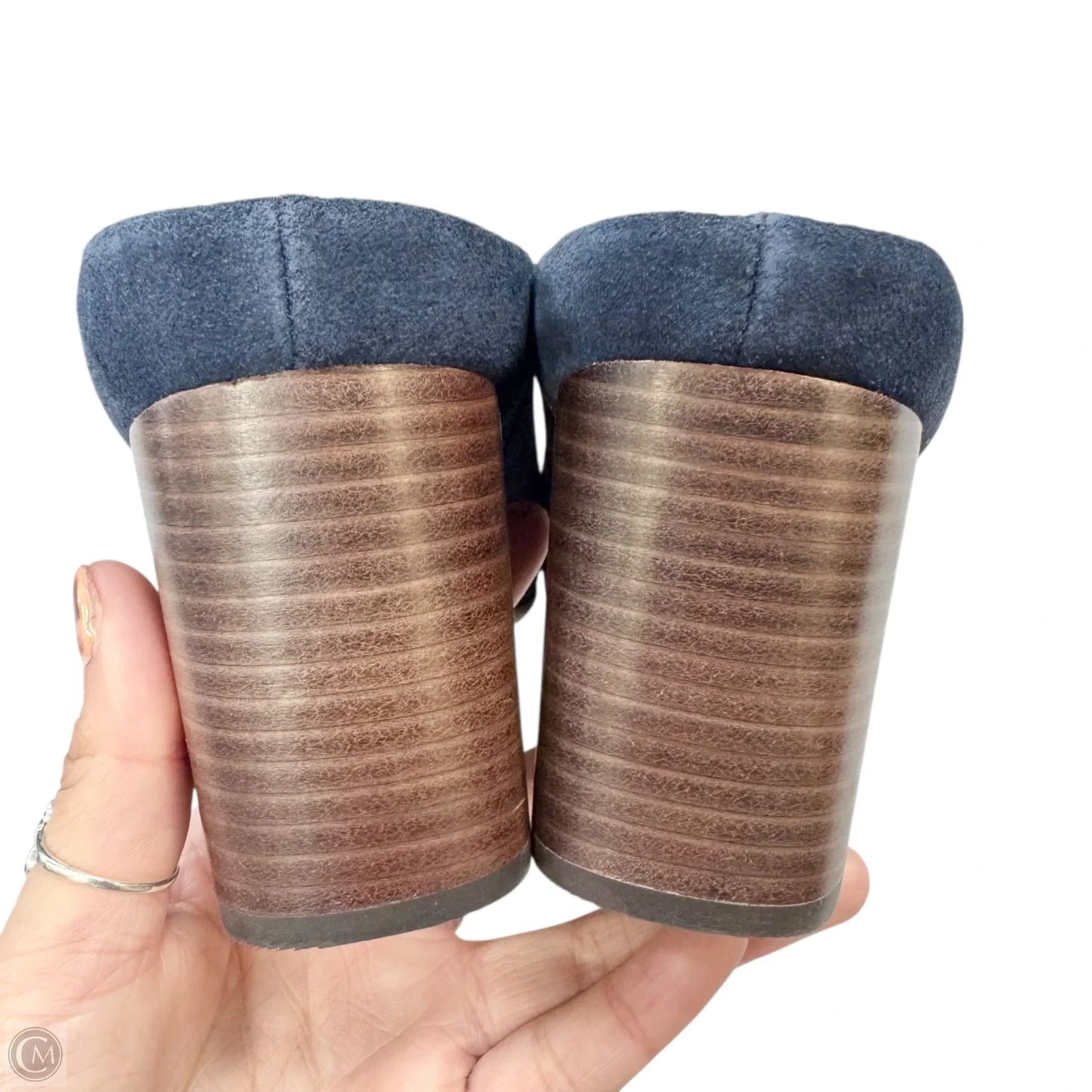 Shoes Heels Block By Aerosoles In Navy, Size: 10