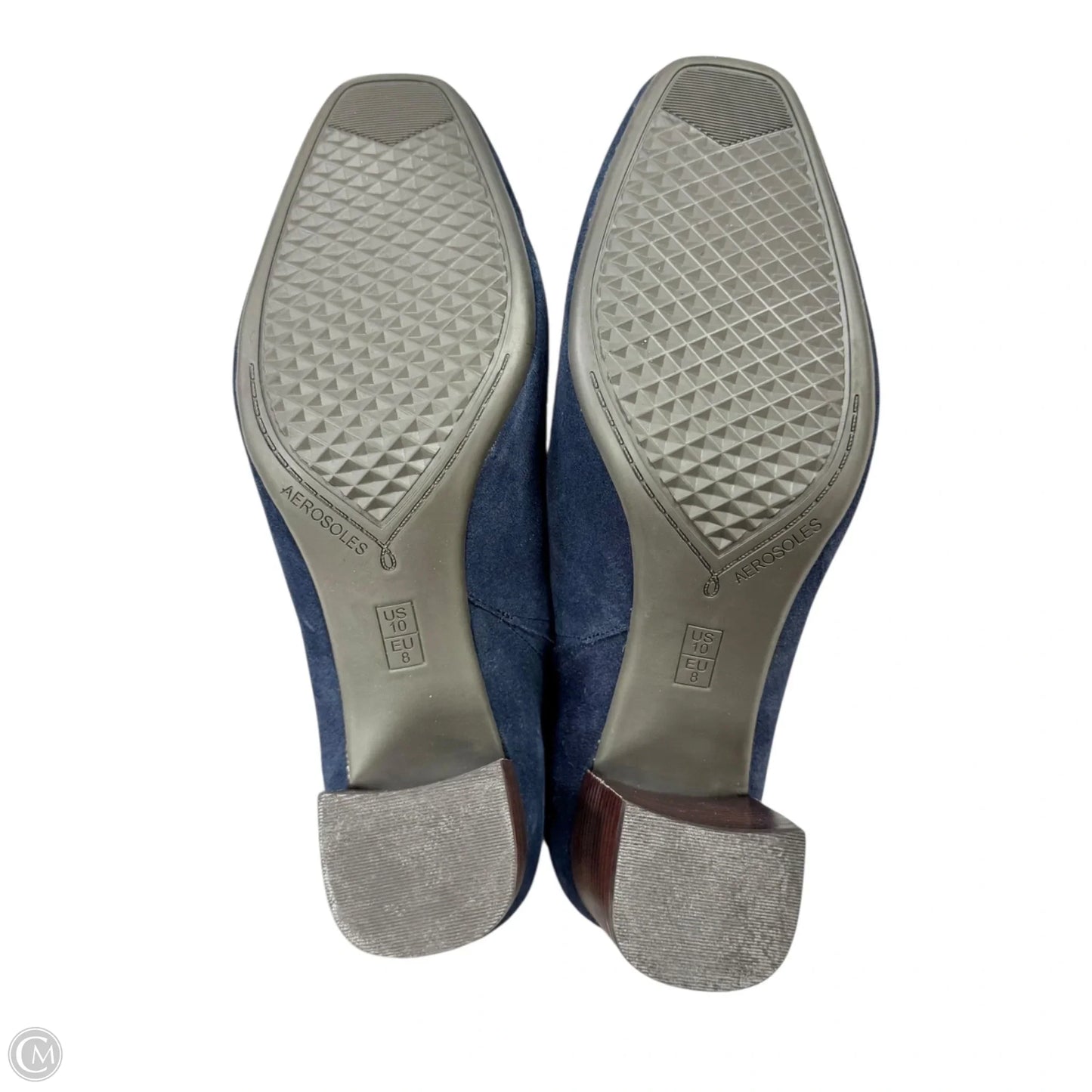Shoes Heels Block By Aerosoles In Navy, Size: 10