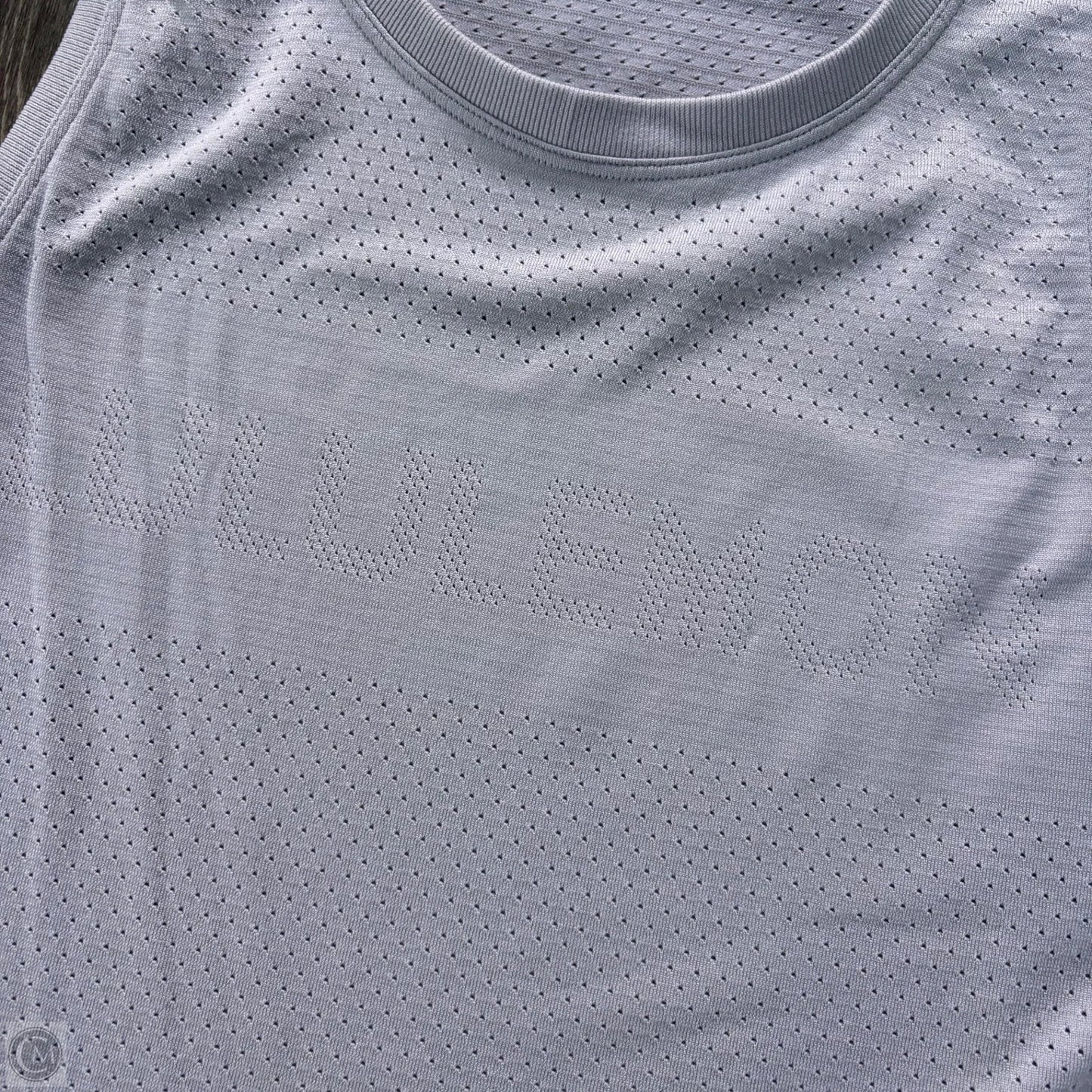 Athletic Tank Top By Lululemon In Grey, Size: S