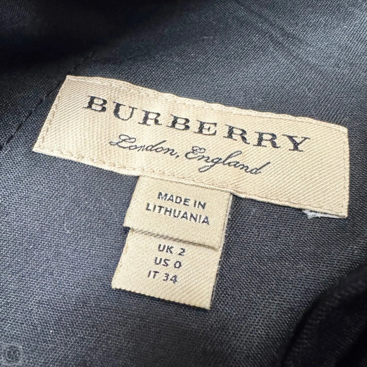 Pants Luxury Designer By Burberry In Black, Size: 0