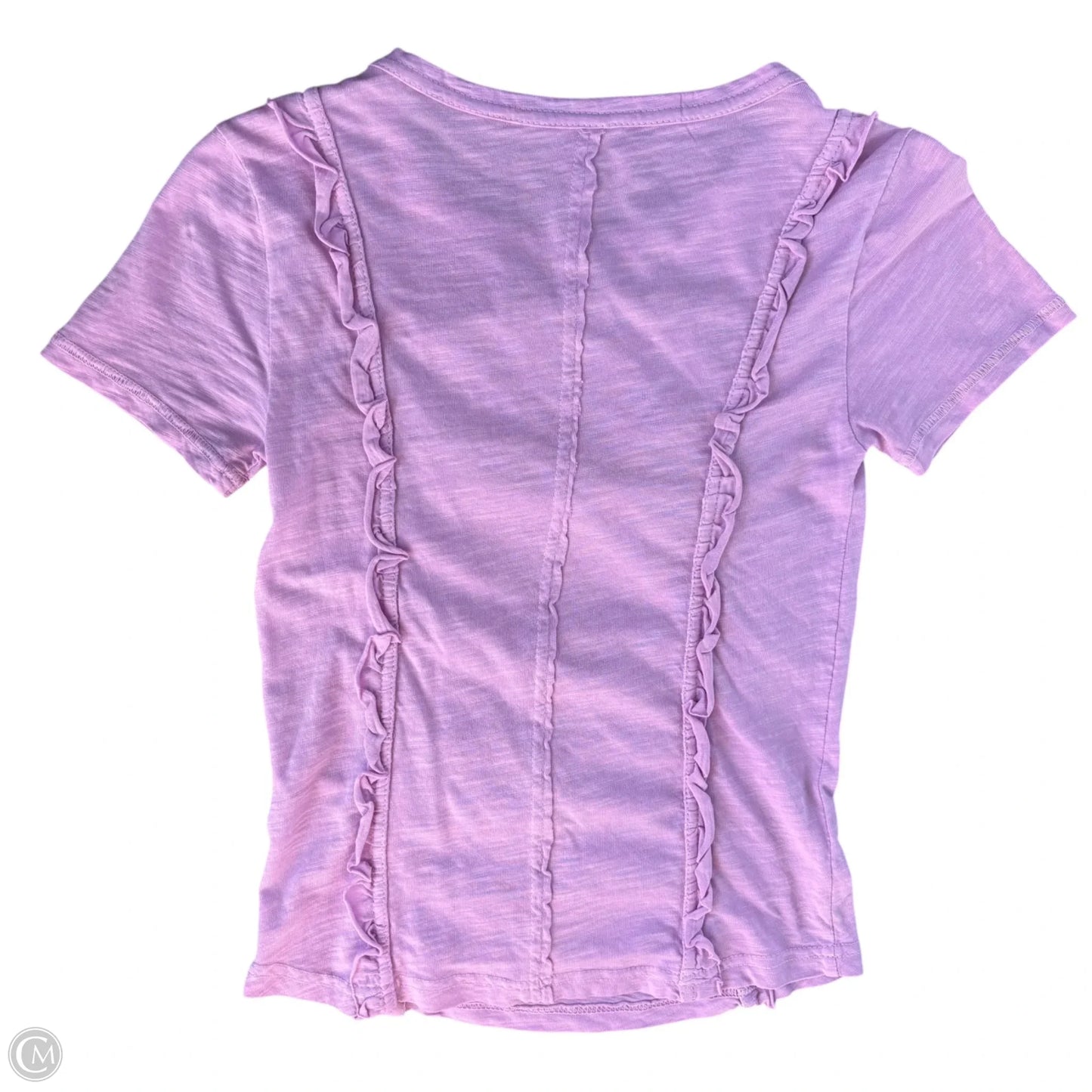 Top Short Sleeve By Pilcro In Purple, Size: Xxs