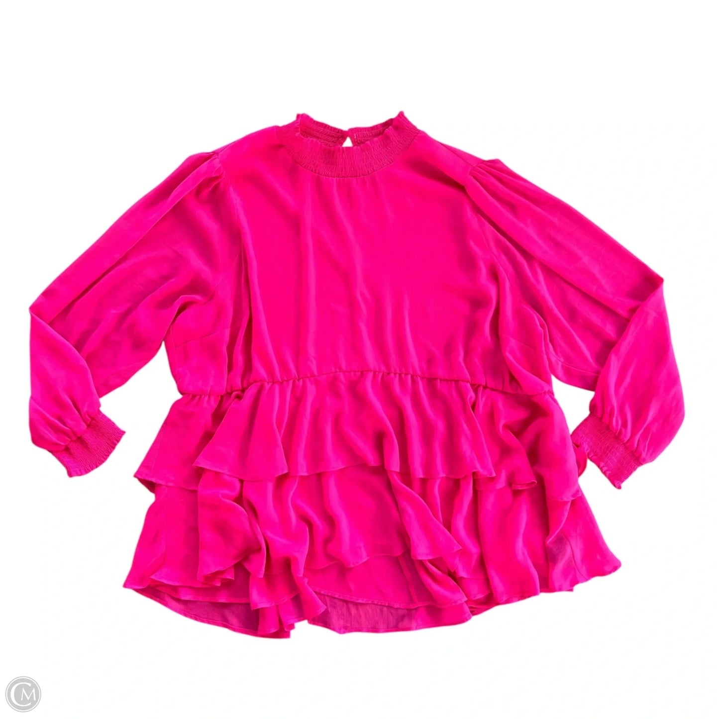 Top Long Sleeve By Torrid In Pink, Size: 4x