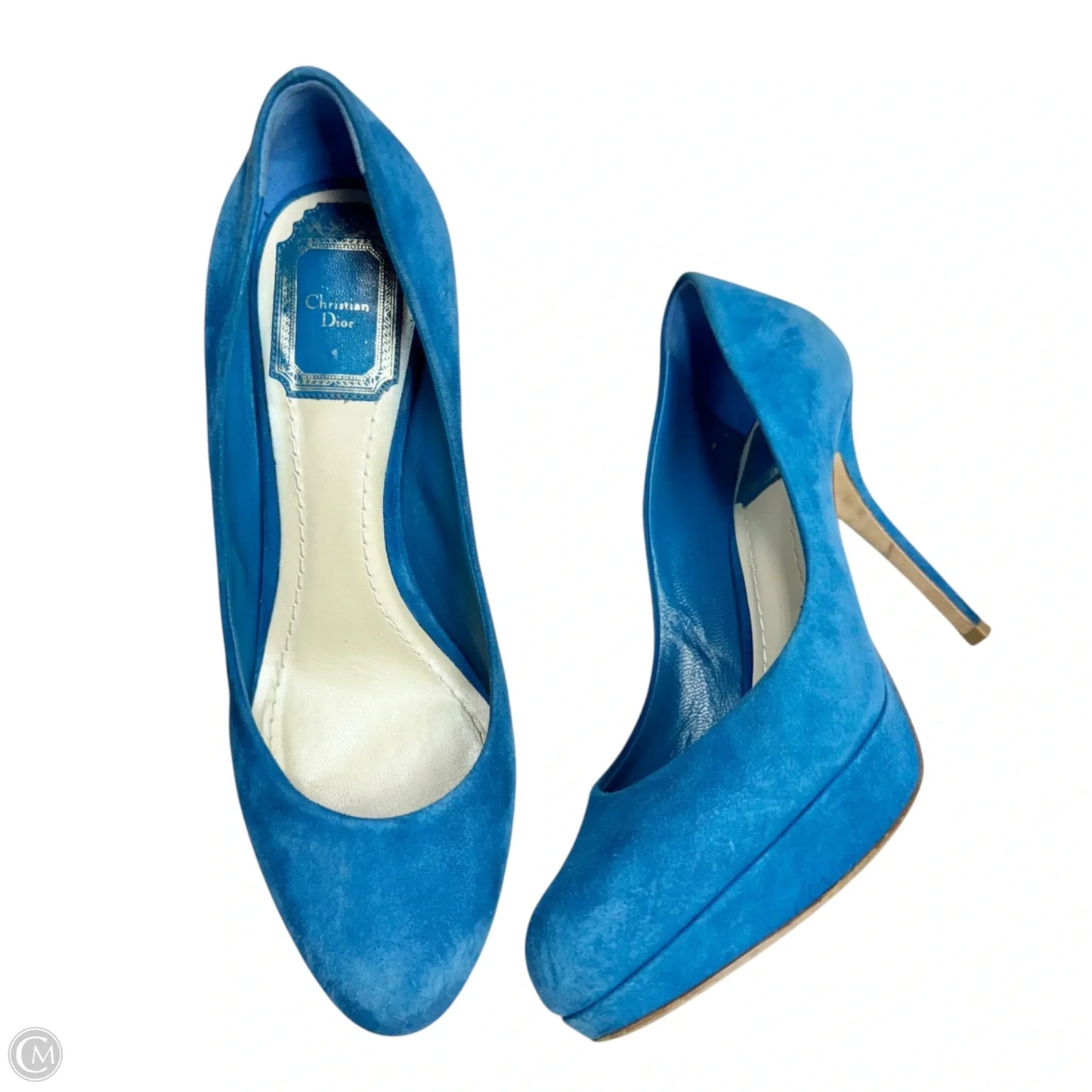 Shoes Luxury Designer By Dior In Blue, Size: 6