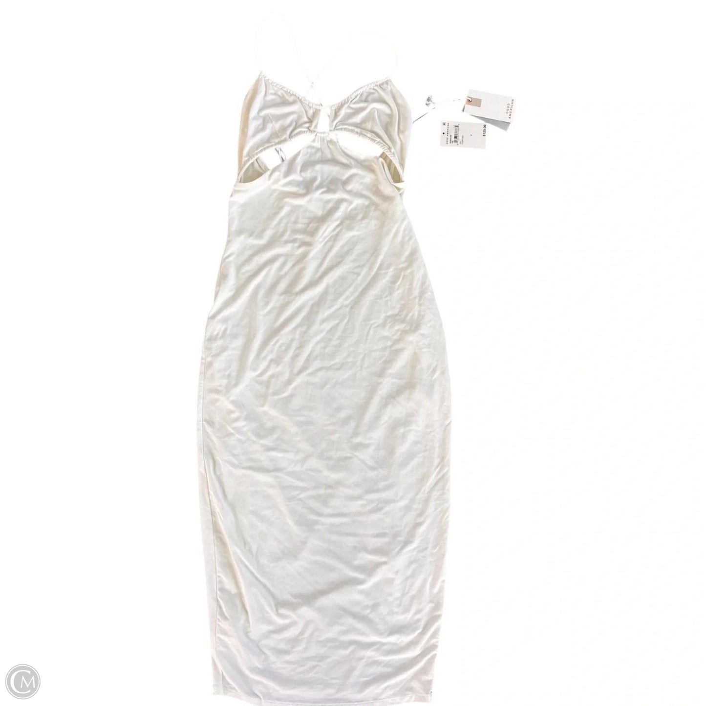 Dress Casual Midi By Good American In White, Size: M