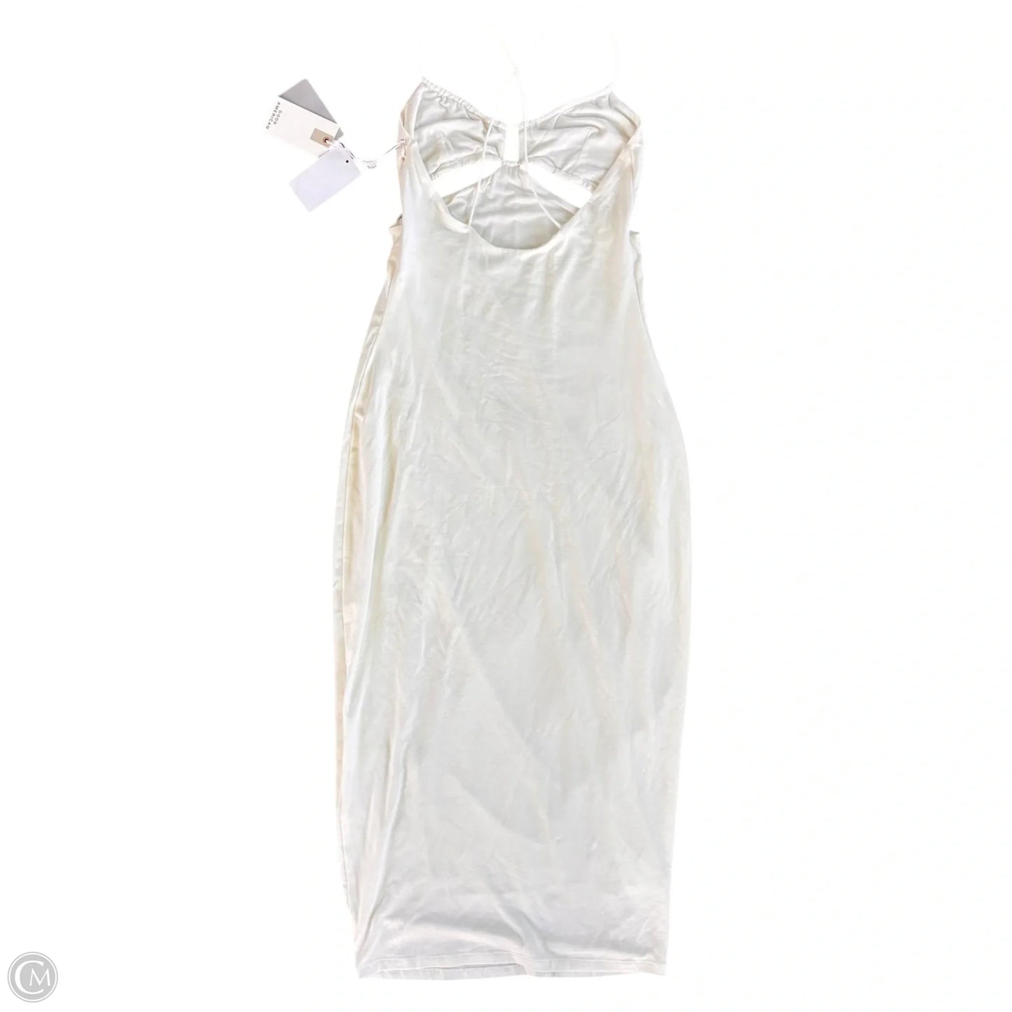 Dress Casual Midi By Good American In White, Size: M