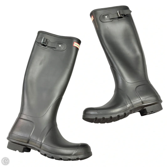 Boots Rain By Hunter In Black, Size: 8