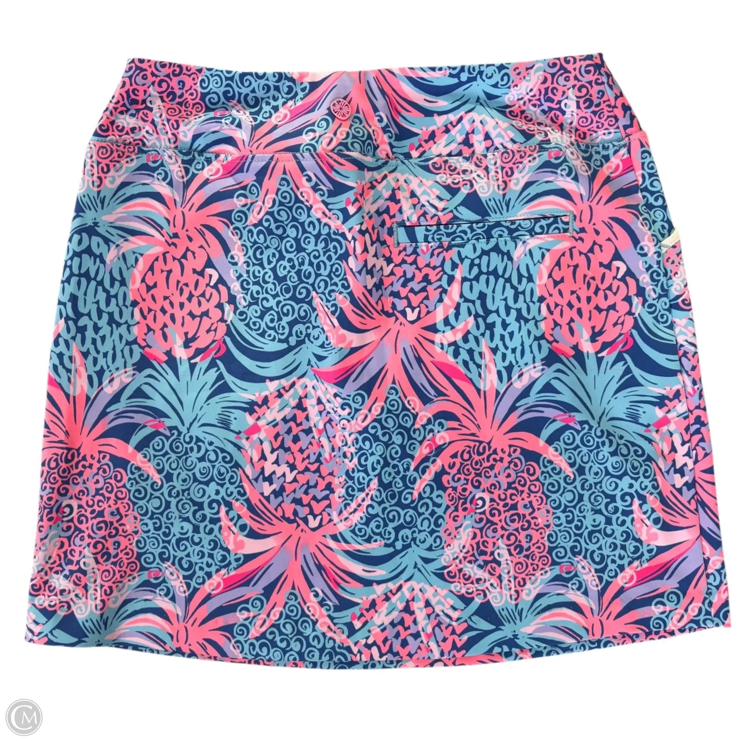 Skort Designer By Lilly Pulitzer In Blue & Pink, Size: 4