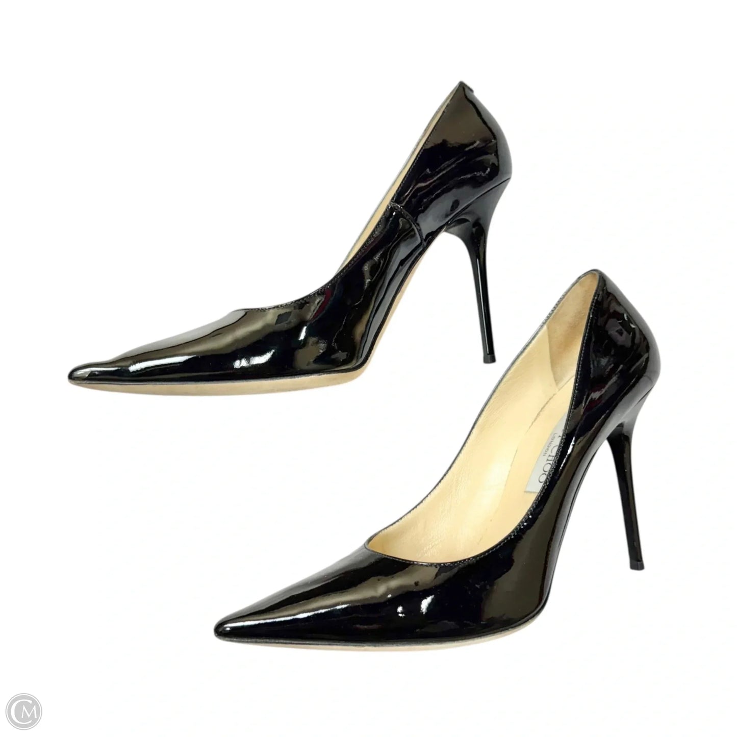 Shoes Luxury Designer By Jimmy Choo In Black, Size: 9