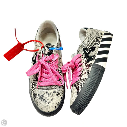 Shoes Luxury Designer By Off-white In Snakeskin Print, Size: 9.5
