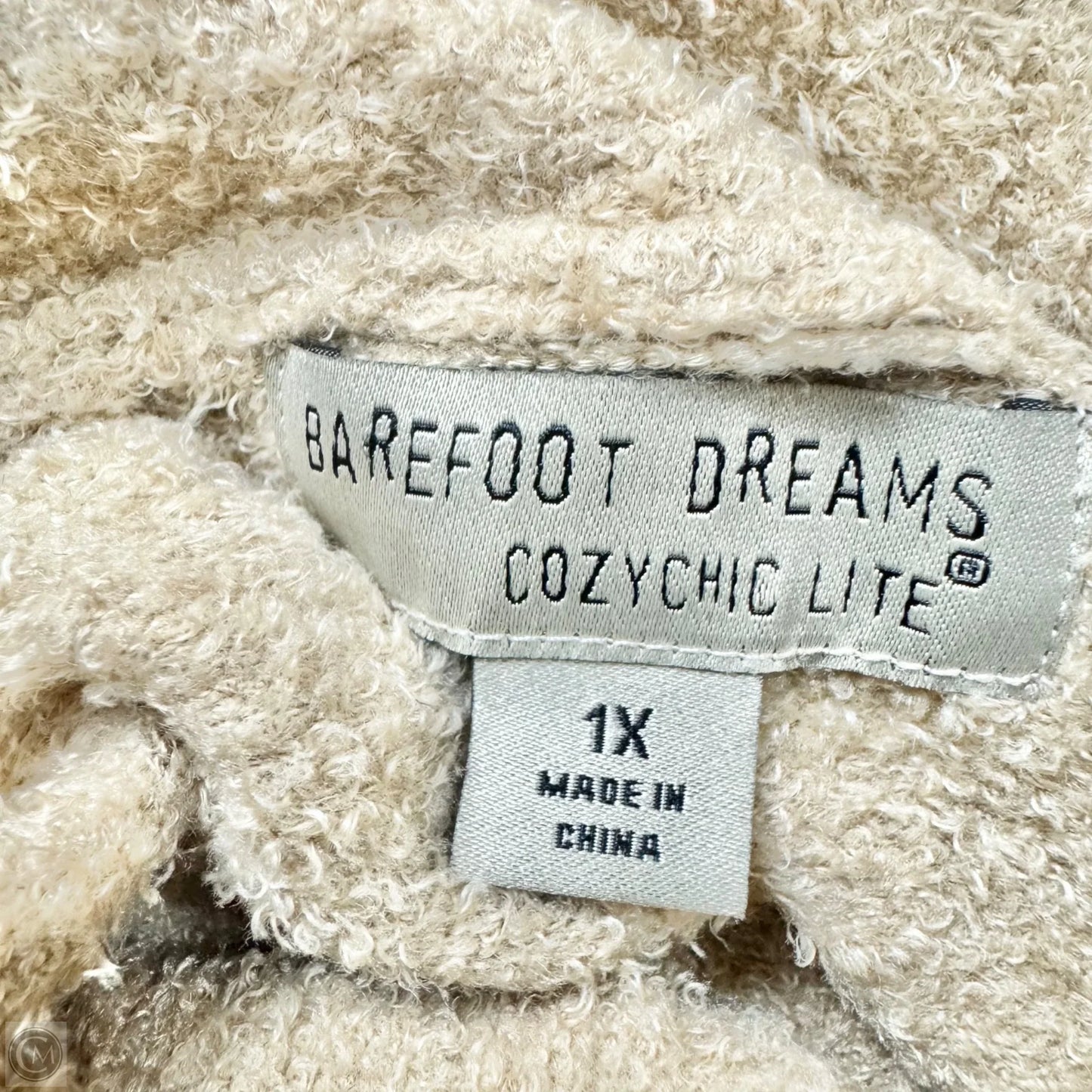 Sweater By Barefoot Dreams In Tan, Size: 1x