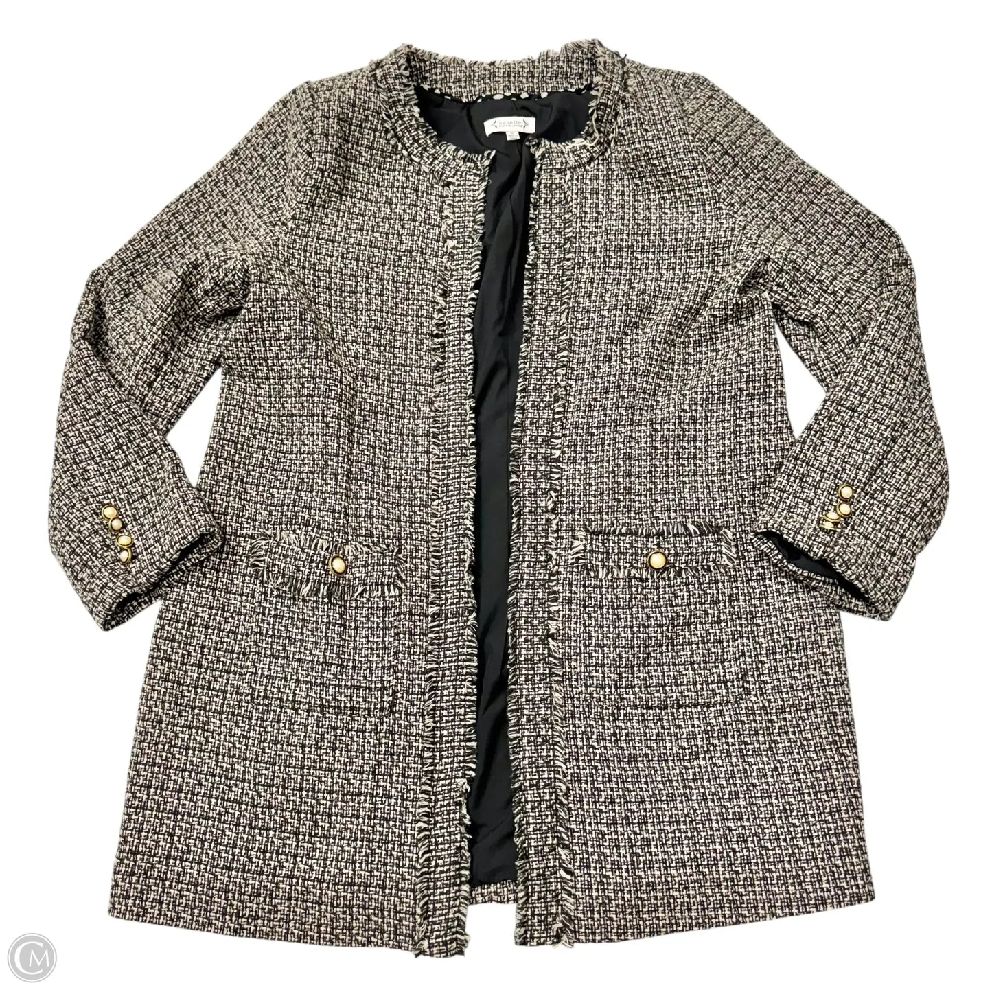 Jacket Other By Nanette By Nanette Lepore In Black & Brown, Size: Xl