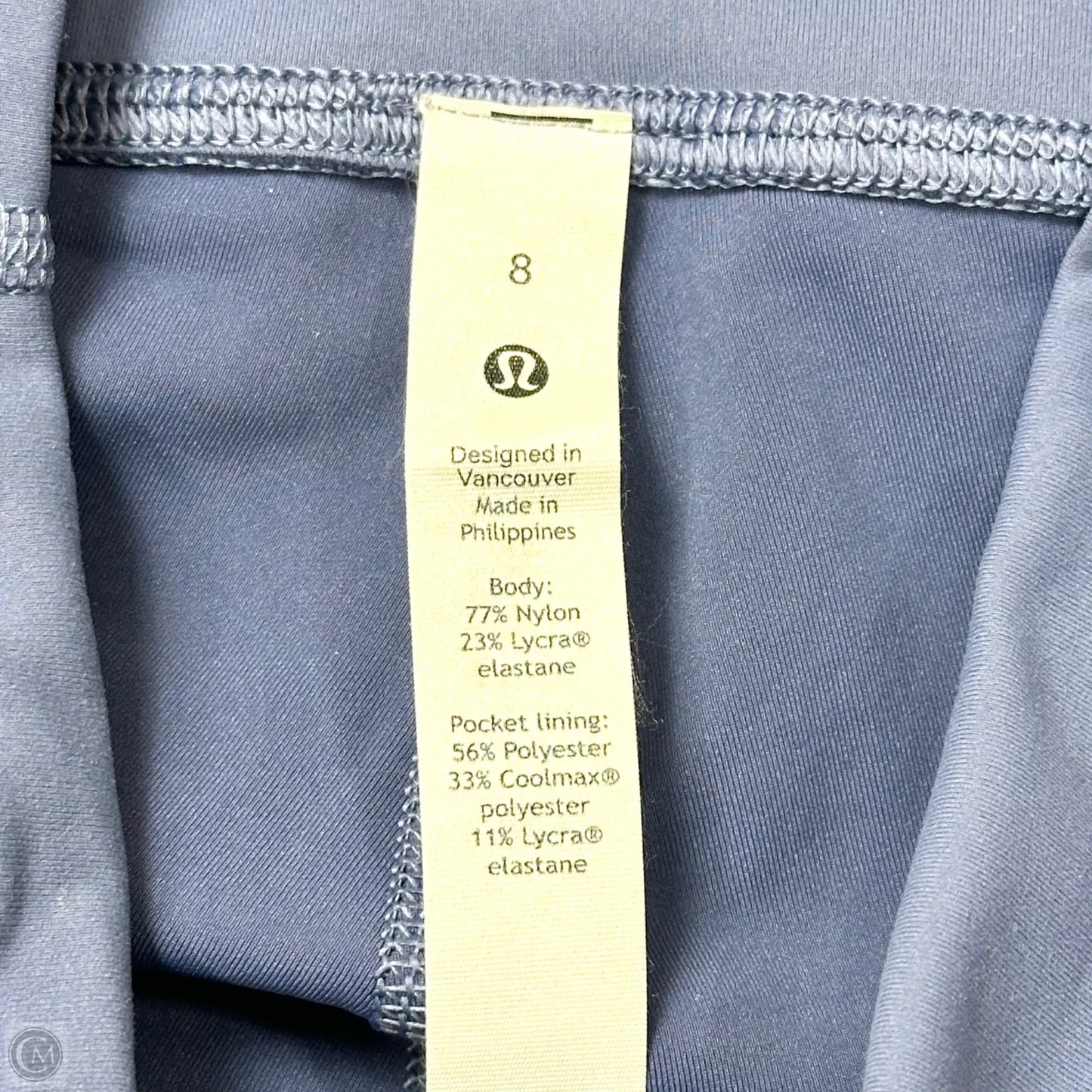 Athletic Leggings By Lululemon In Blue, Size: M