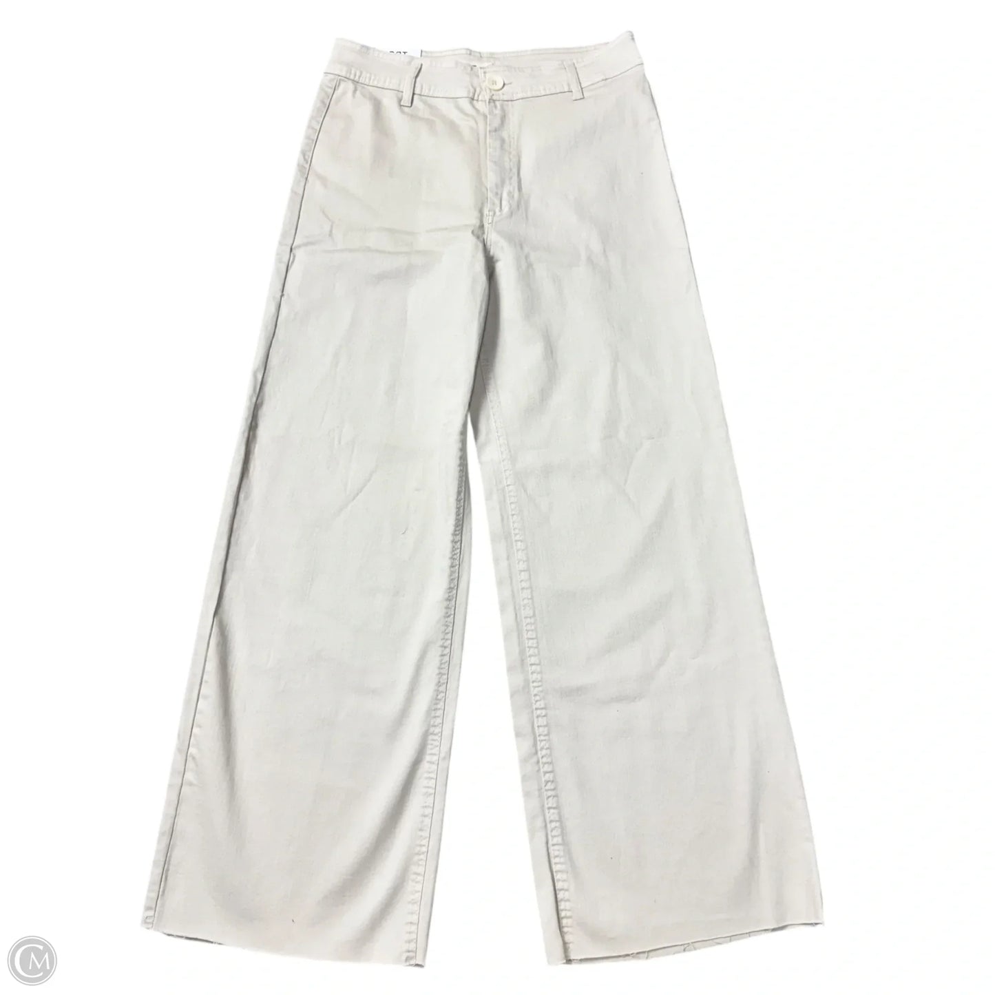 Pants Wide Leg By Oat In Cream, Size: 10