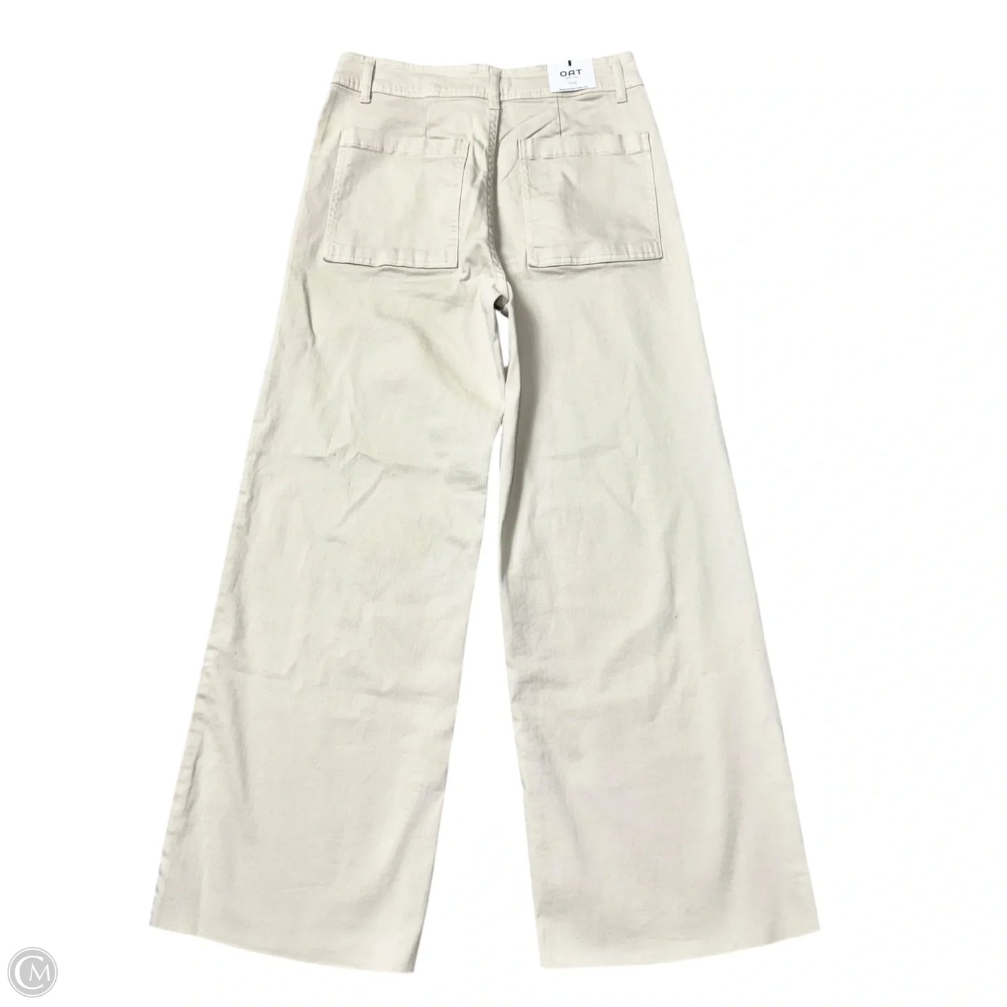 Pants Wide Leg By Oat In Cream, Size: 10