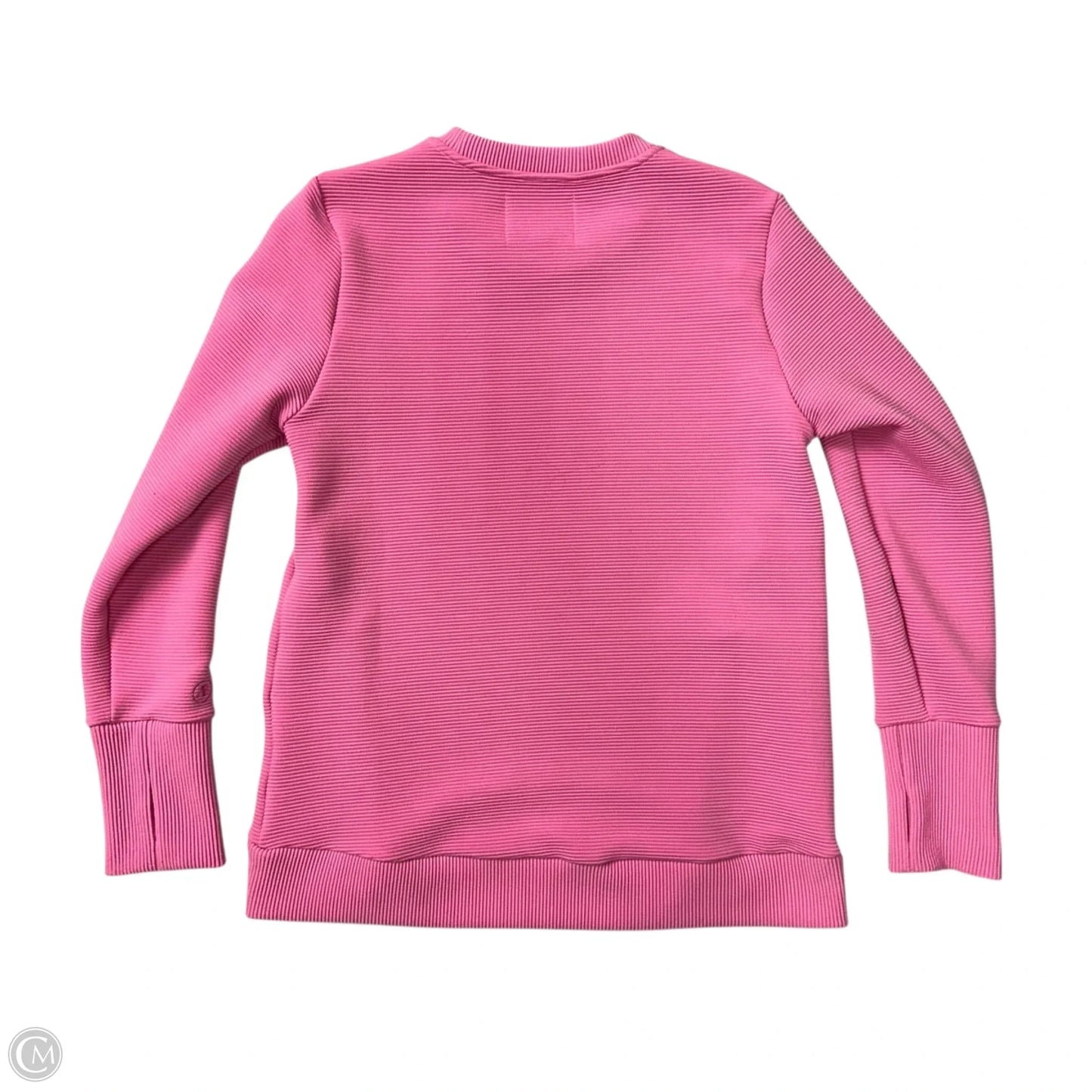 Athletic Sweatshirt Crewneck By Addison Bay In Pink, Size: S