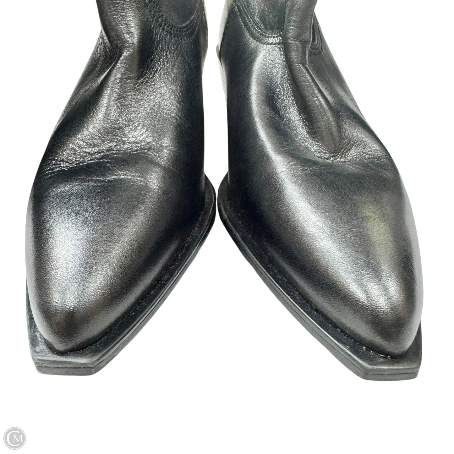 Boots Leather By Zara In Black, Size: 8