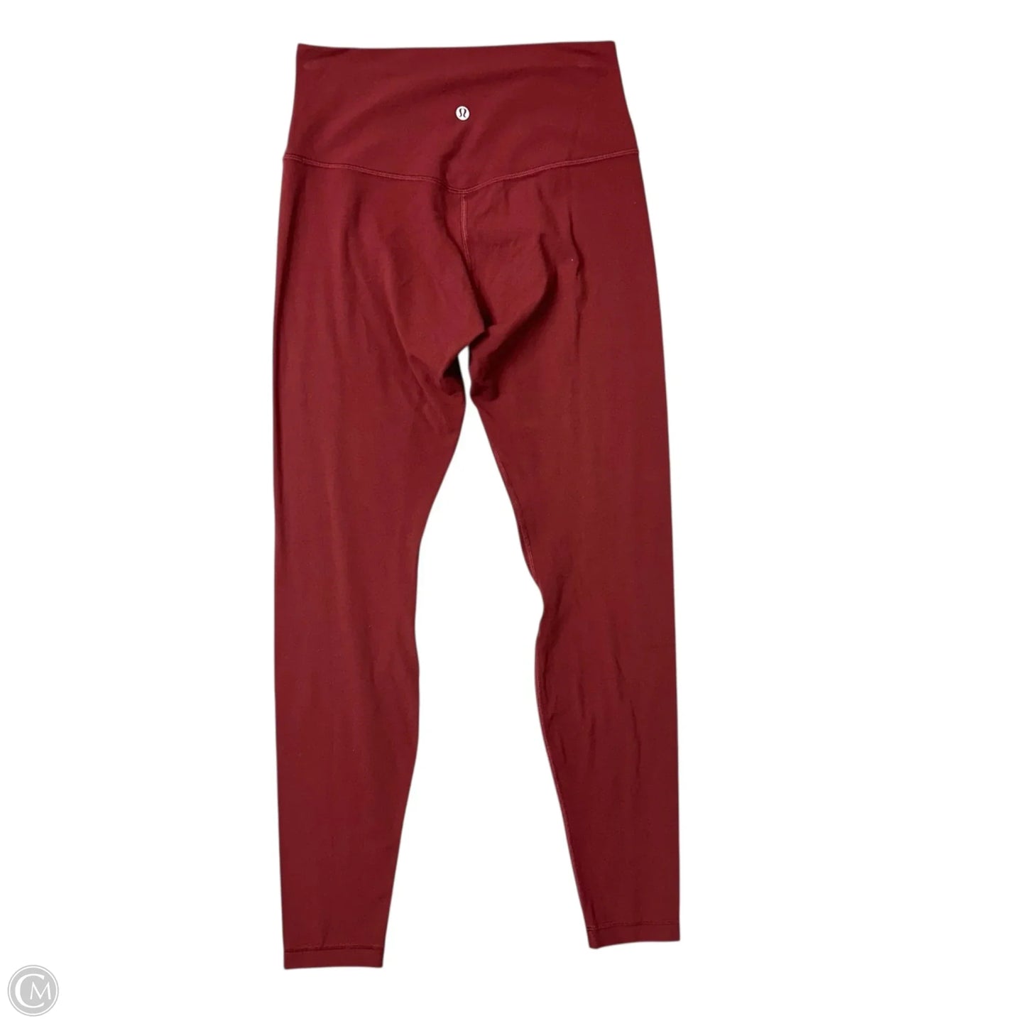 Athletic Leggings By Lululemon In Red, Size: M