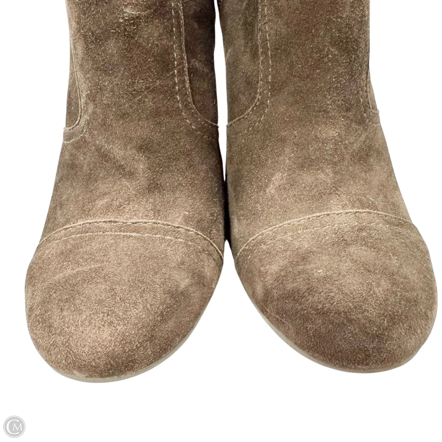 Boots Designer By Tory Burch In Brown, Size: 10