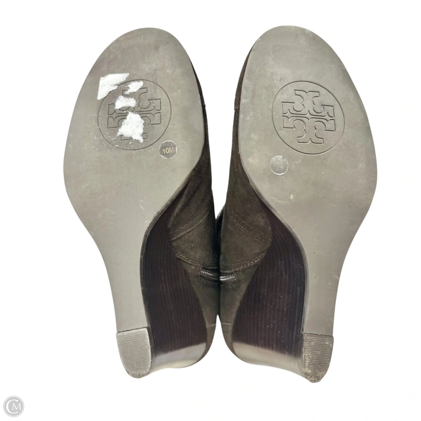 Boots Designer By Tory Burch In Brown, Size: 10