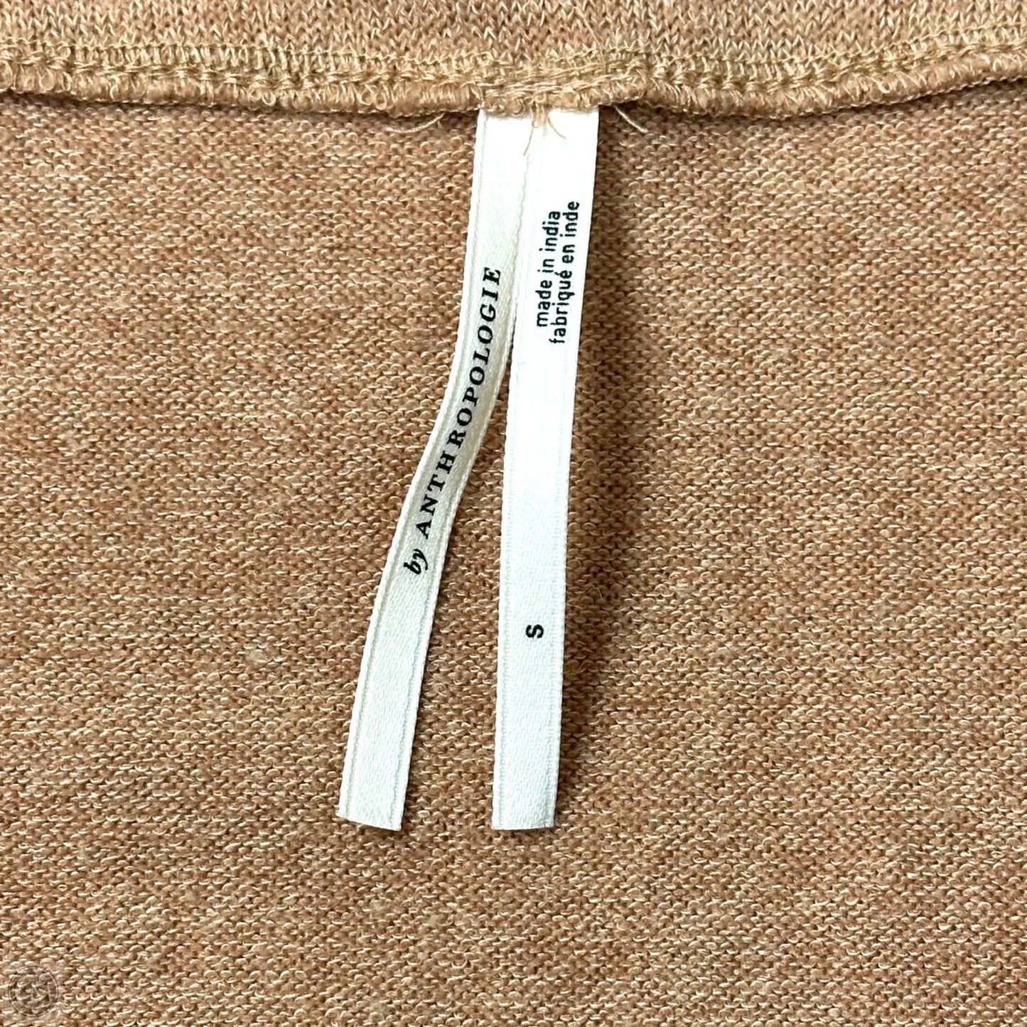 Top Long Sleeve By Anthropologie In Brown, Size: S