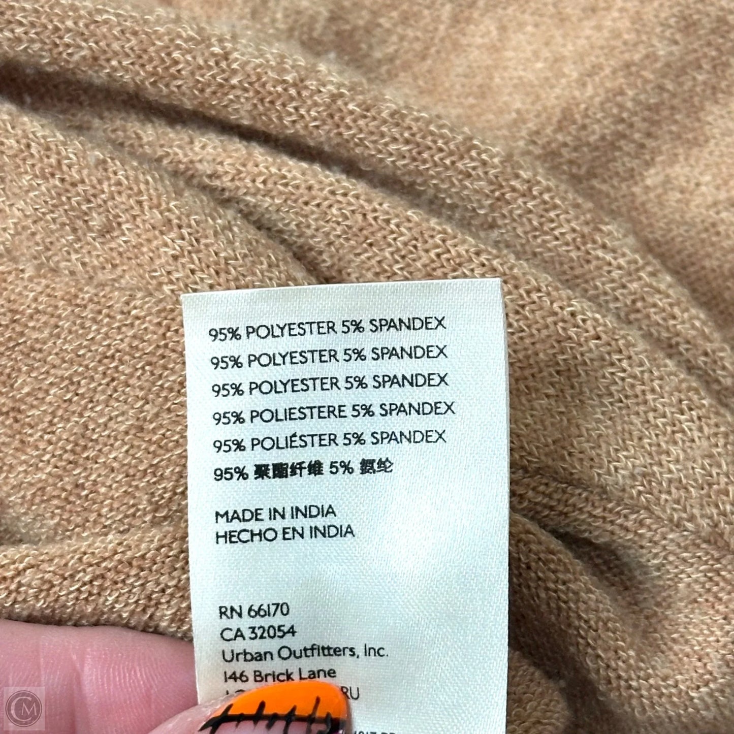 Top Long Sleeve By Anthropologie In Brown, Size: S