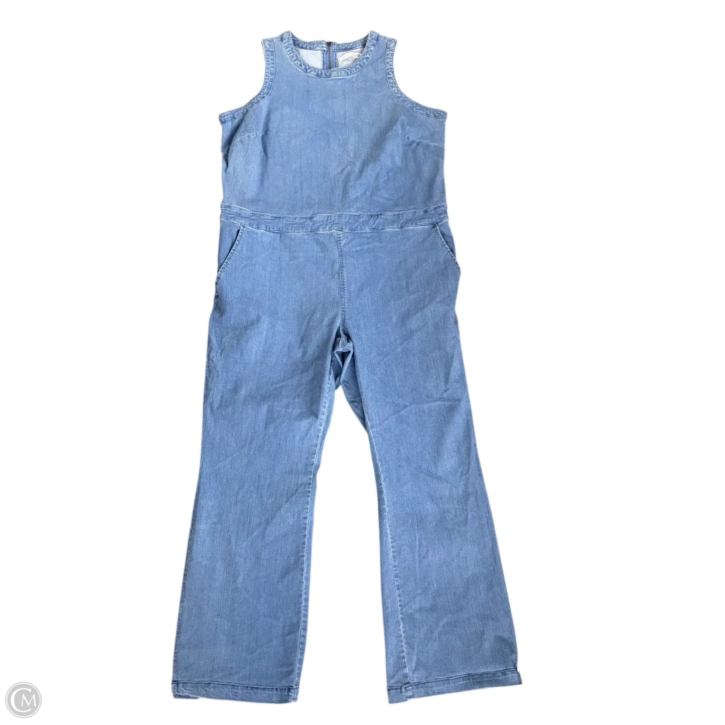 Jumpsuit By Rachel Roy In Blue Denim, Size: 3x