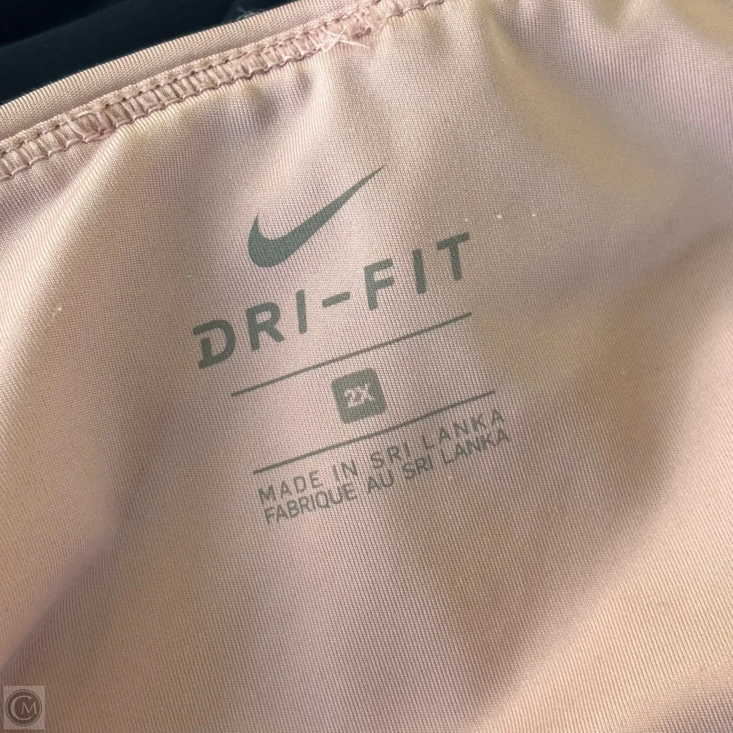 Athletic Leggings By Nike Apparel In Pink, Size: 2x