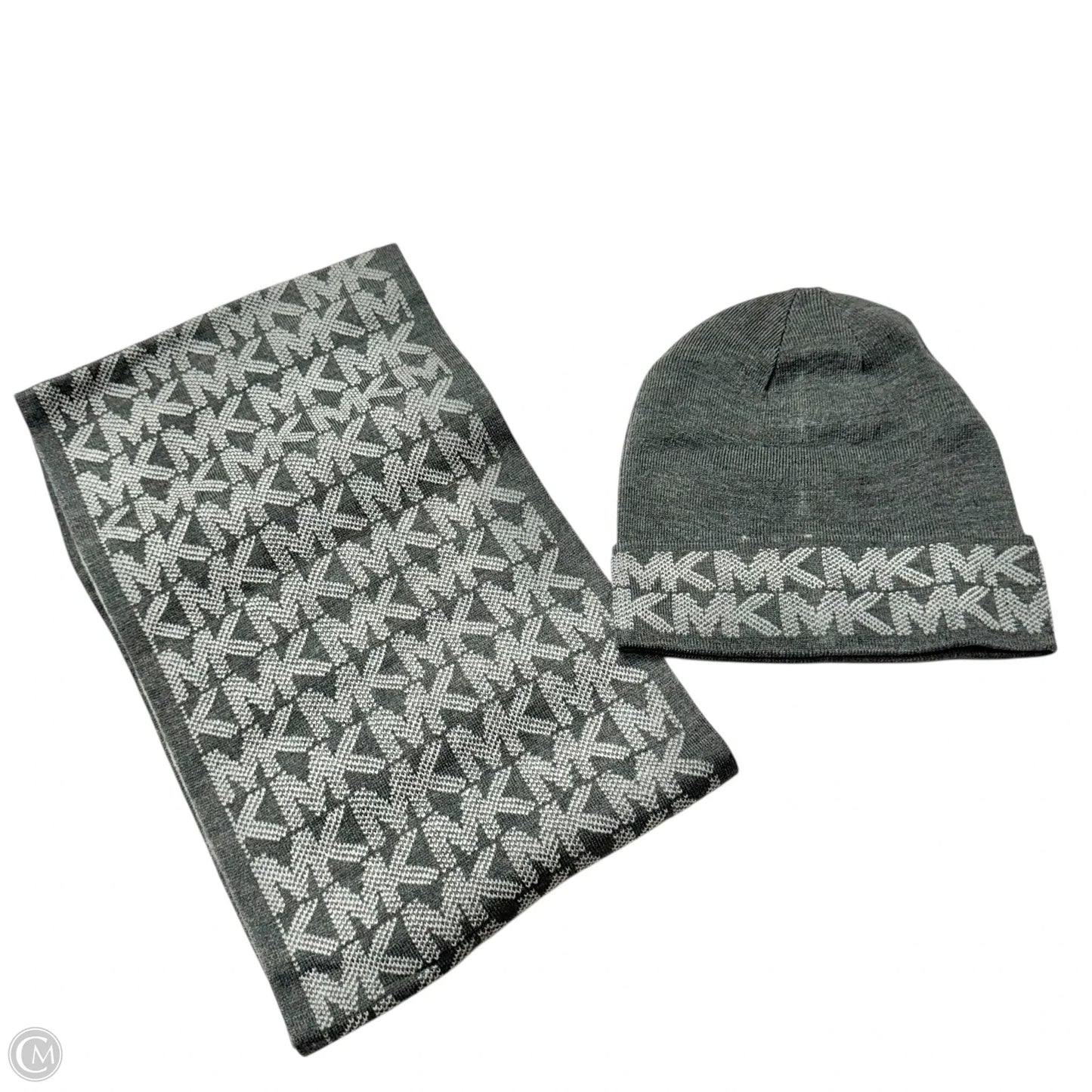 Scarf Winter By Michael By Michael Kors In Black & Grey