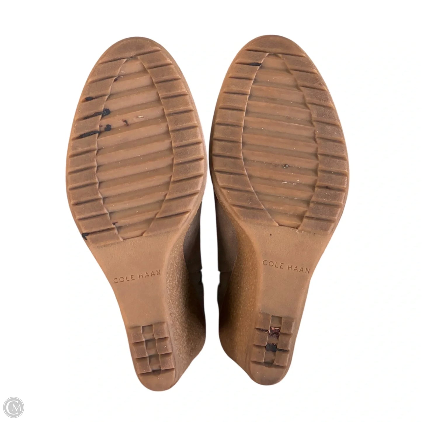 Boots Ankle Heels By Cole-haan In Taupe, Size: 9