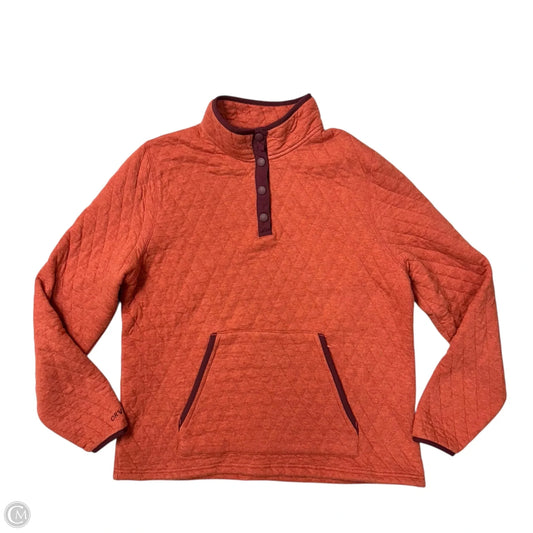 Athletic Sweatshirt Crewneck By Orvis In Red, Size: L