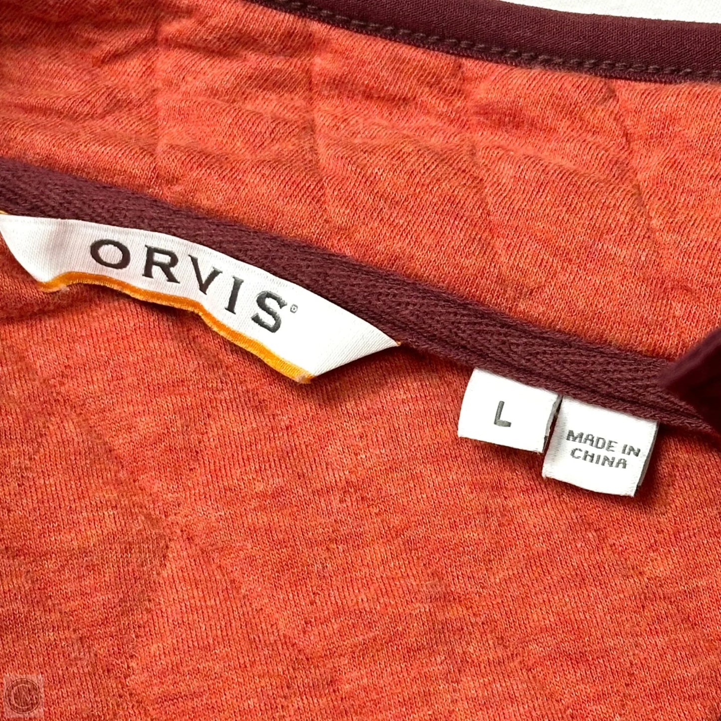 Athletic Sweatshirt Crewneck By Orvis In Red, Size: L