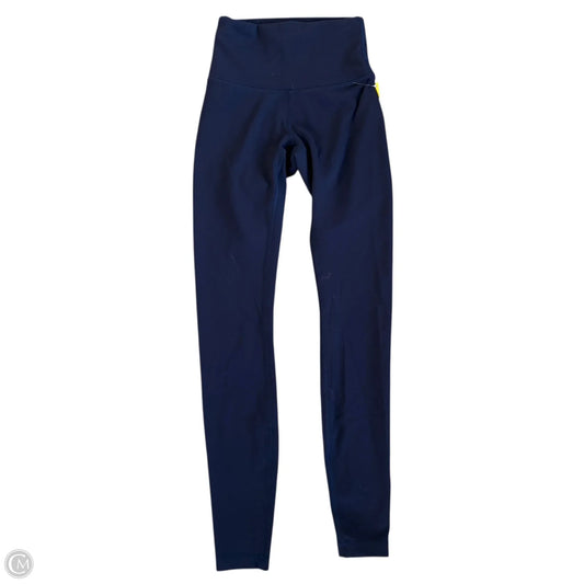 Athletic Leggings By Lululemon In Navy, Size: Xs
