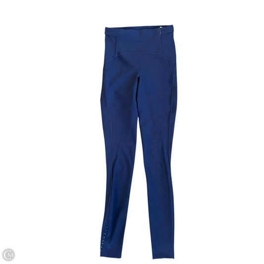 Athletic Leggings By Lululemon In Navy, Size: Xs