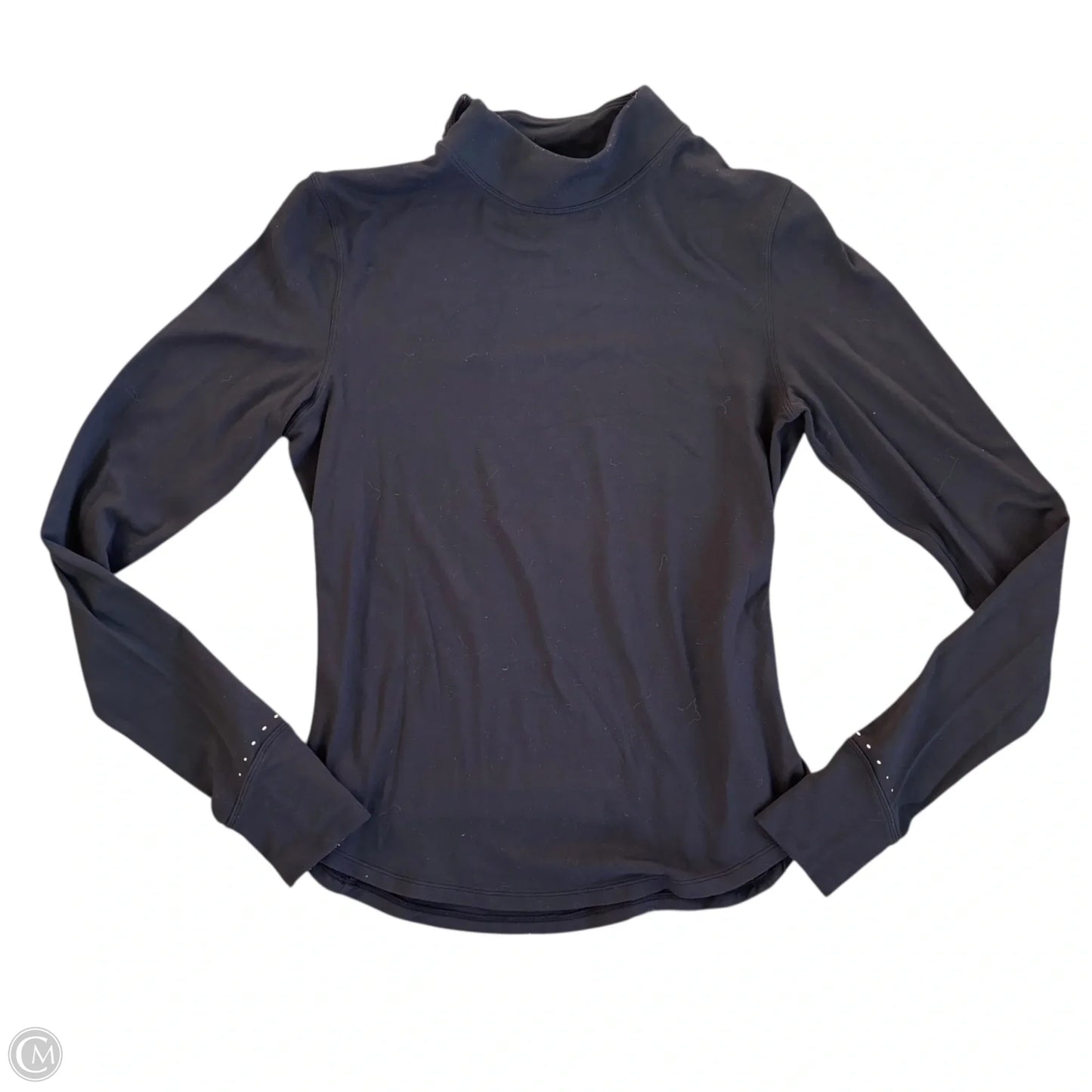 Athletic Top Long Sleeve Crewneck By Lululemon In Black, Size: S