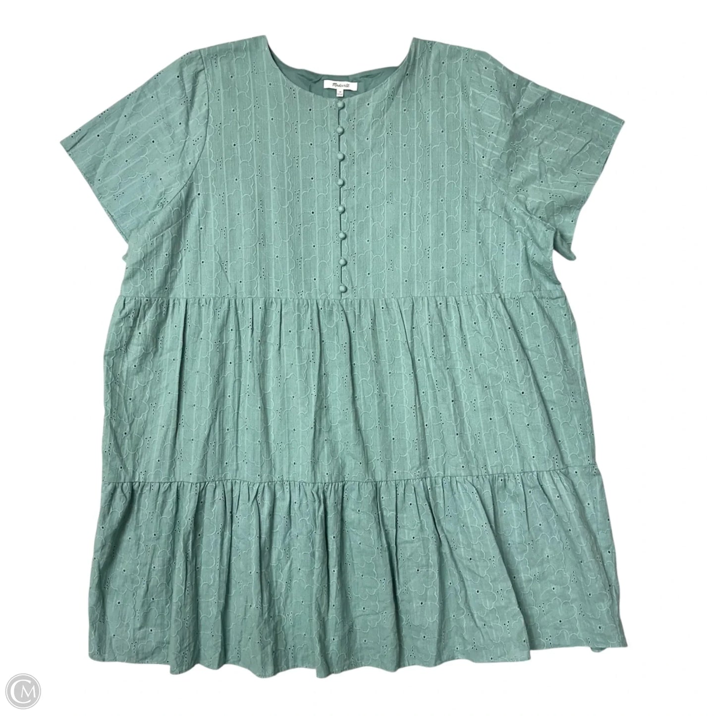 Dress Casual Midi By Madewell In Blue, Size: 3x