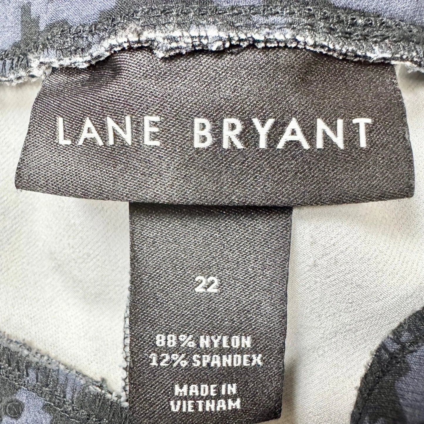 Pants Other By Lane Bryant In Black & Blue, Size: 22