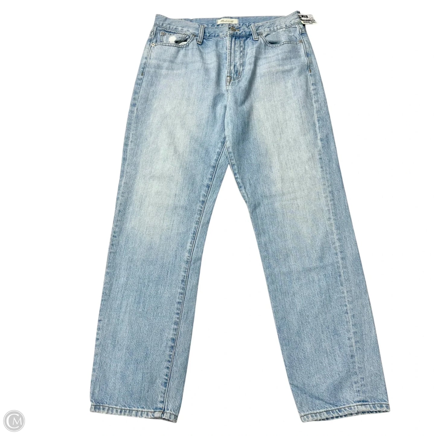 Jeans Straight By Madewell In Blue Denim, Size: 8