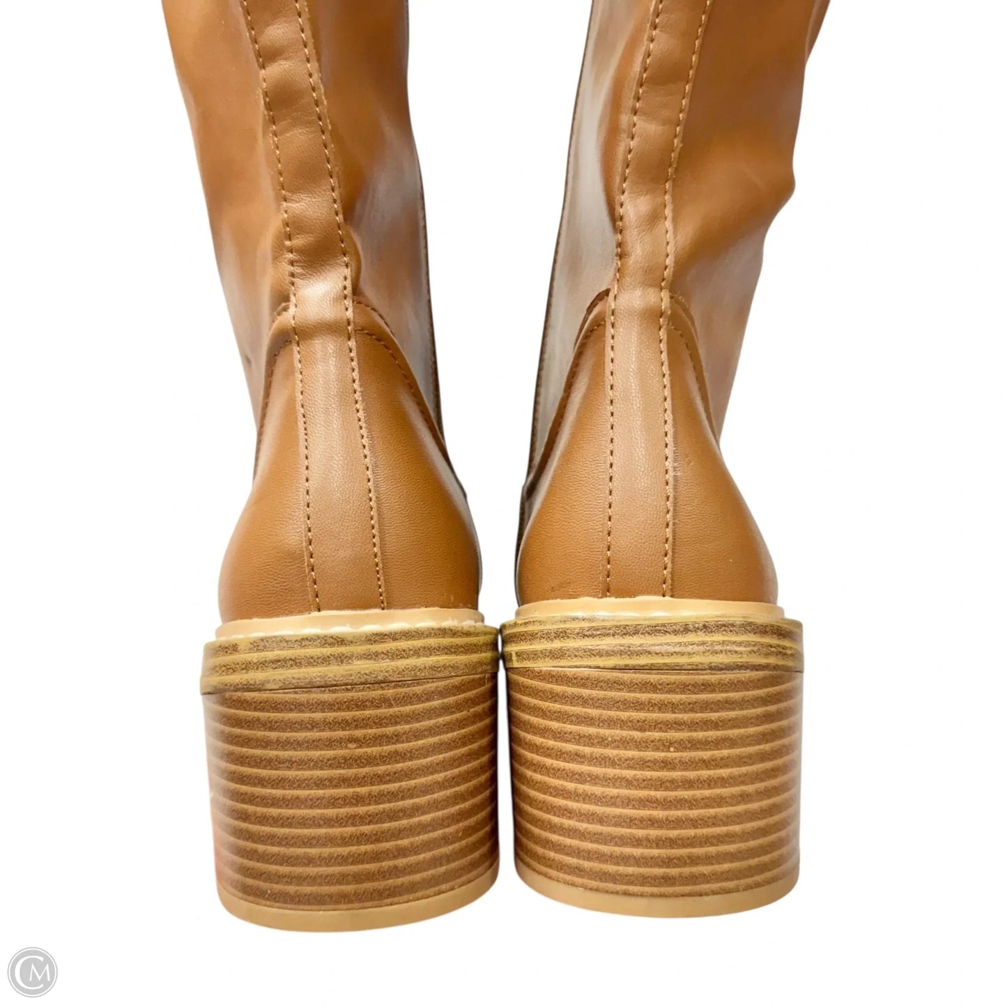 Boots Knee Flats By Steve Madden In Brown, Size: 9.5