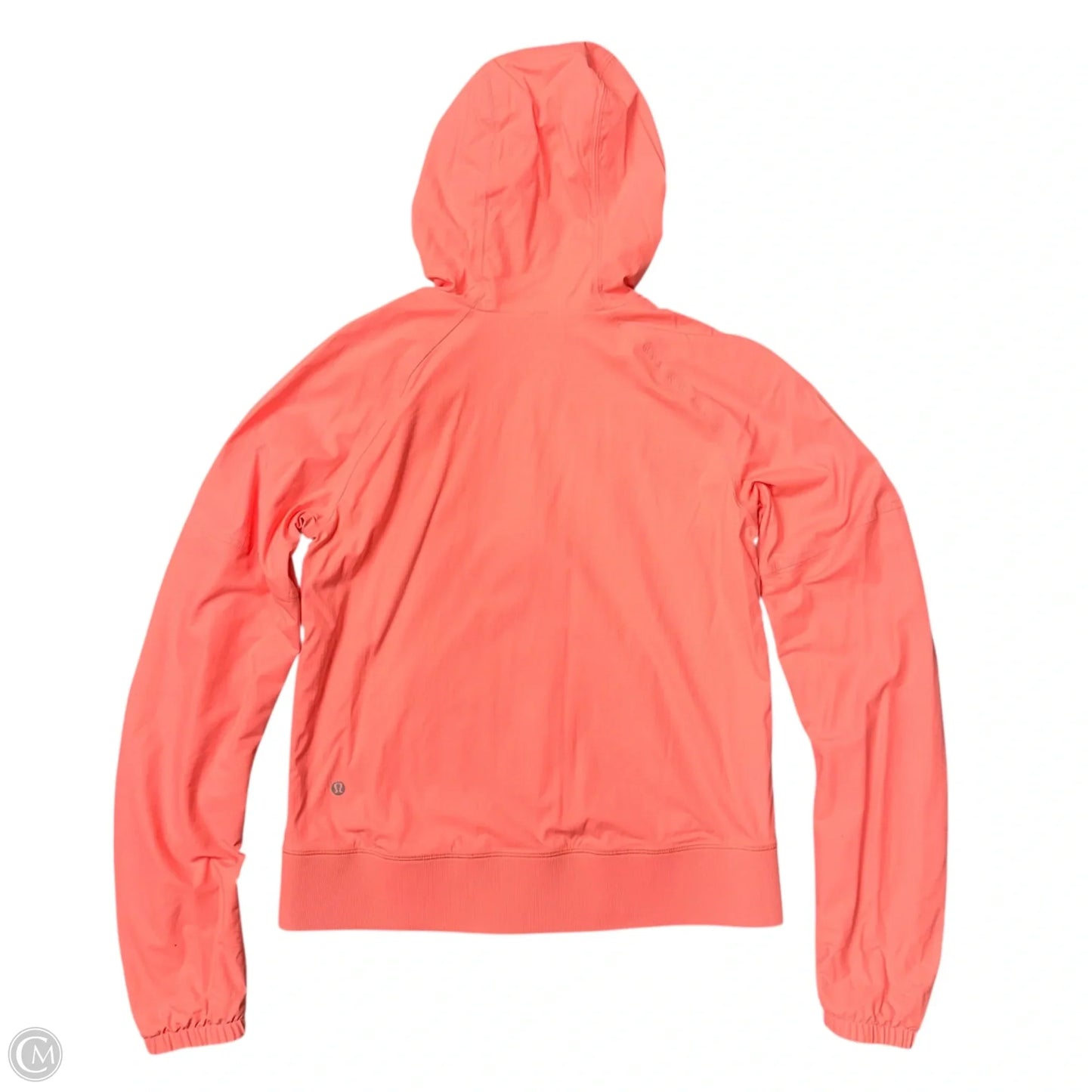 Athletic Jacket By Lululemon In Orange, Size: M
