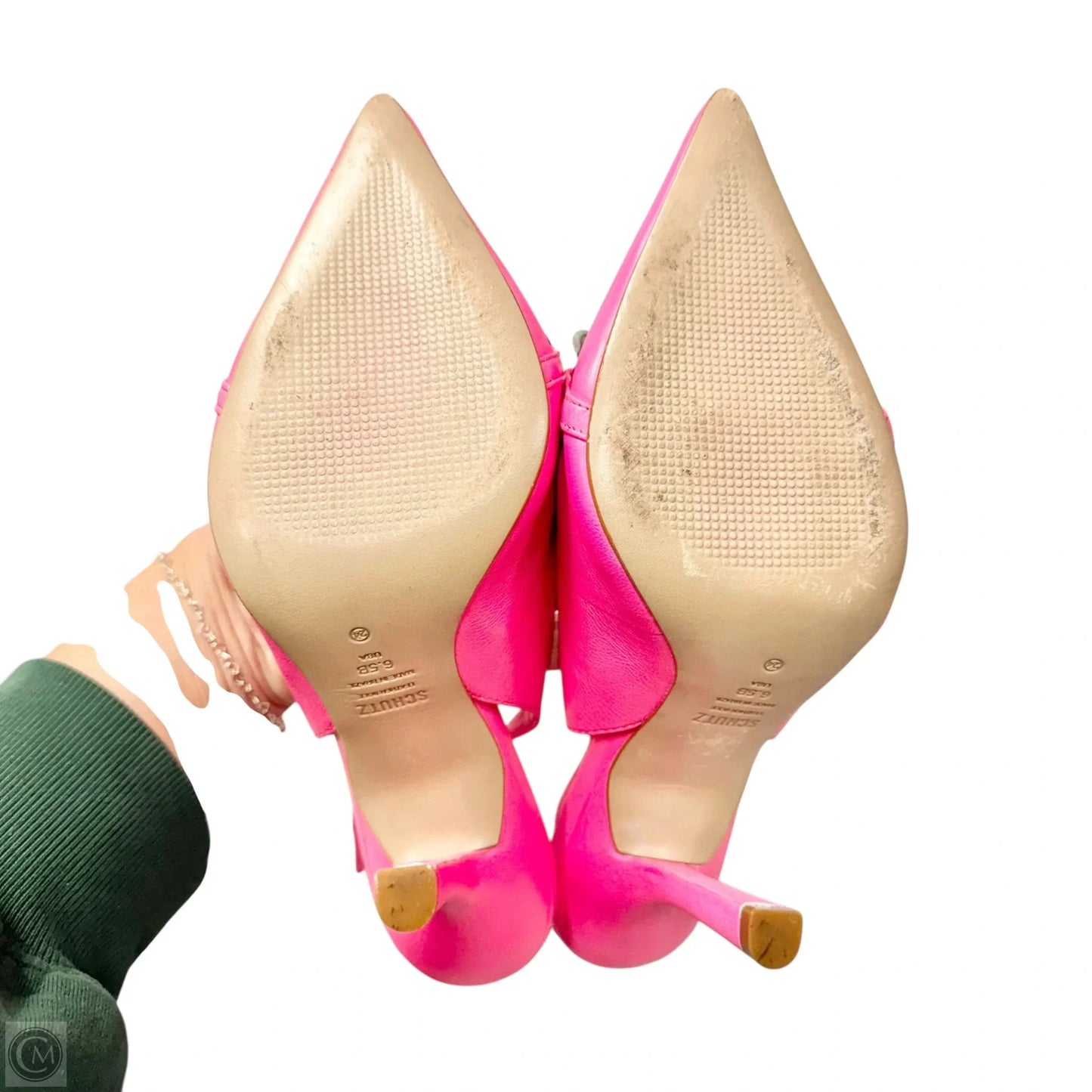 Shoes Heels Stiletto By Schutz In Pink, Size: 6.5