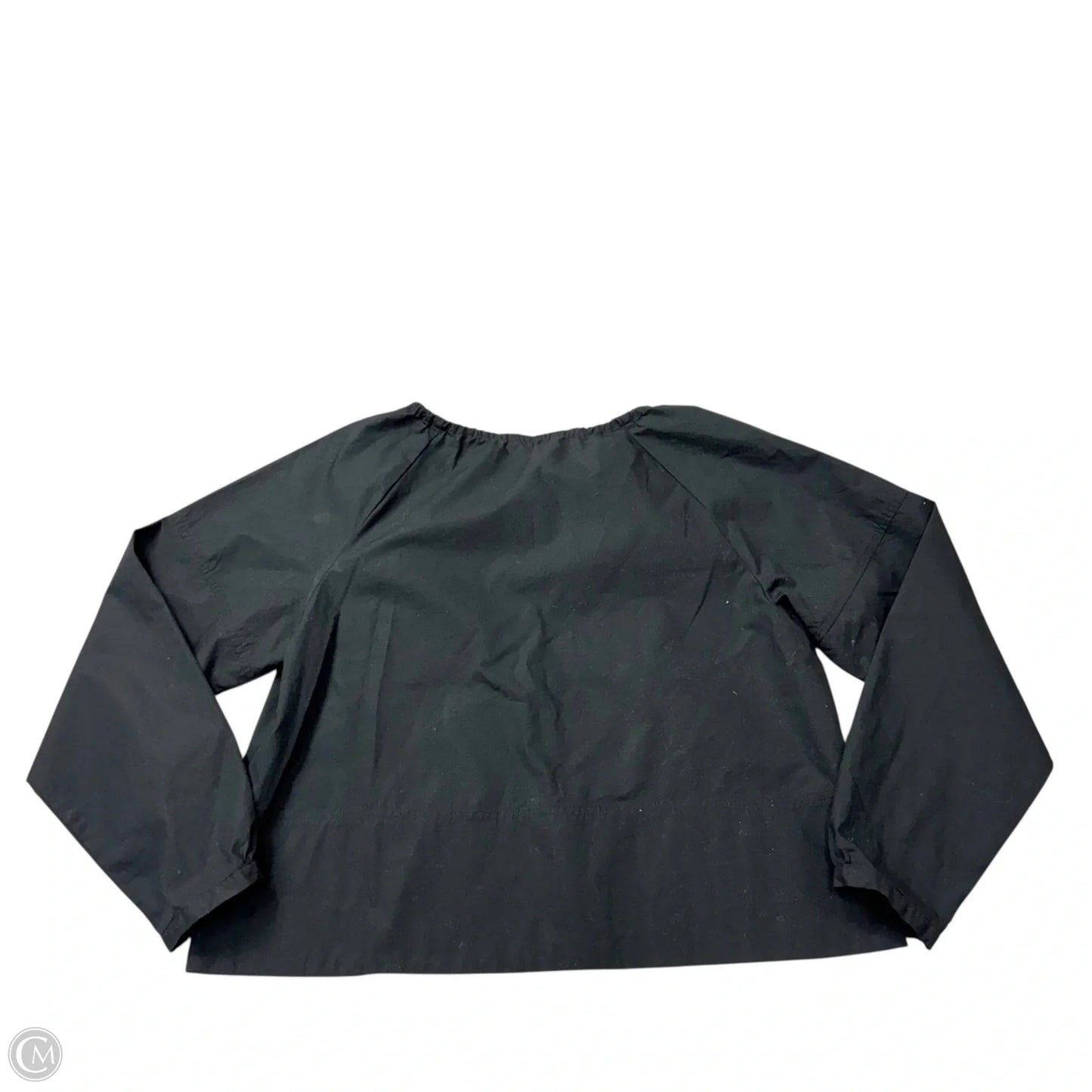Top Long Sleeve By Banana Republic In Black, Size: S